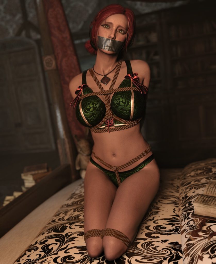 Triss Merigold BDSM 3D 01